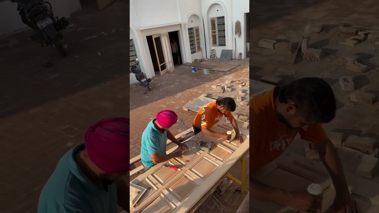 Making Wood Door #shortvideo #wooddesing #youtubeshorts #wooddesgin