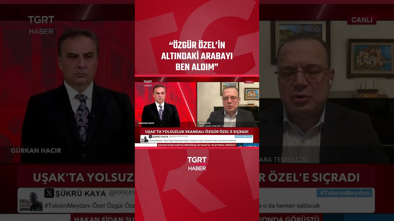 Uşak'ta Yolsuzluk Skandalı &Ouml;zg&uuml;r &Ouml;zel'e Sı&ccedil;radı!