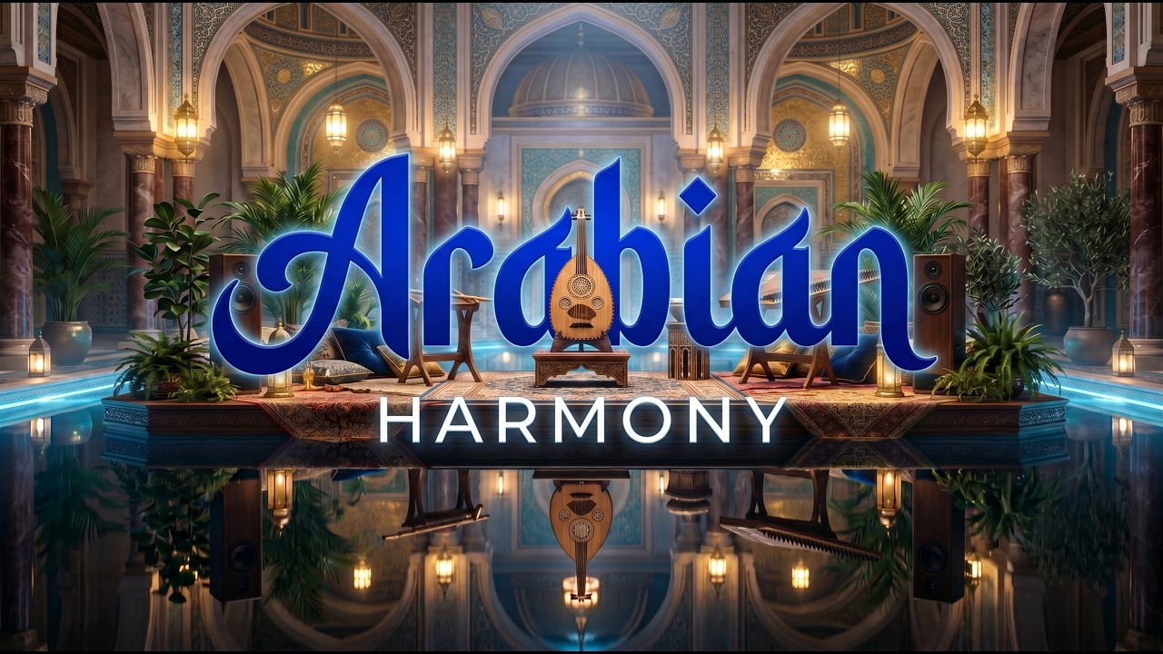 Arabian Harmony 🌙 Relaxing Oud Music with Water Reflection Ambience for Deep Calm