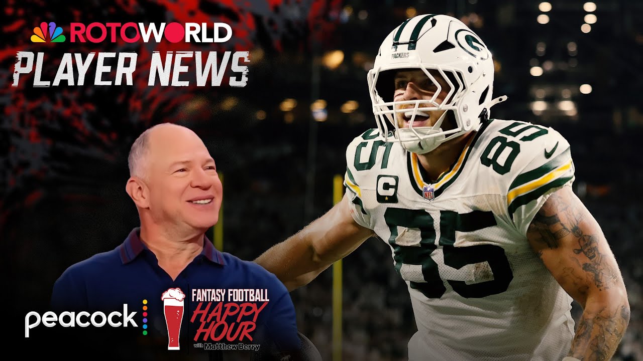 Green Bay Packers' Tucker Kraft is a top five tight end | Fantasy Football Happy Hour | NFL on NBC
