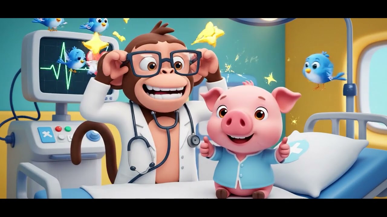 Indian Monkey Hospital Jungle | जंगल में बंदरों का सुपर हॉस्पिटल | Emotional Cartoon Story