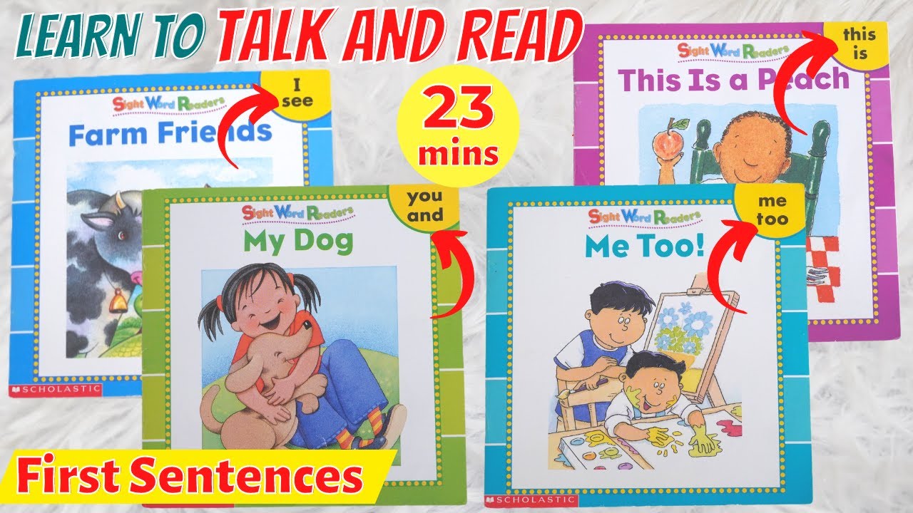 Learn to Talk and Read | First Sentences | Sight Words Reading | Learning Videos for Toddlers