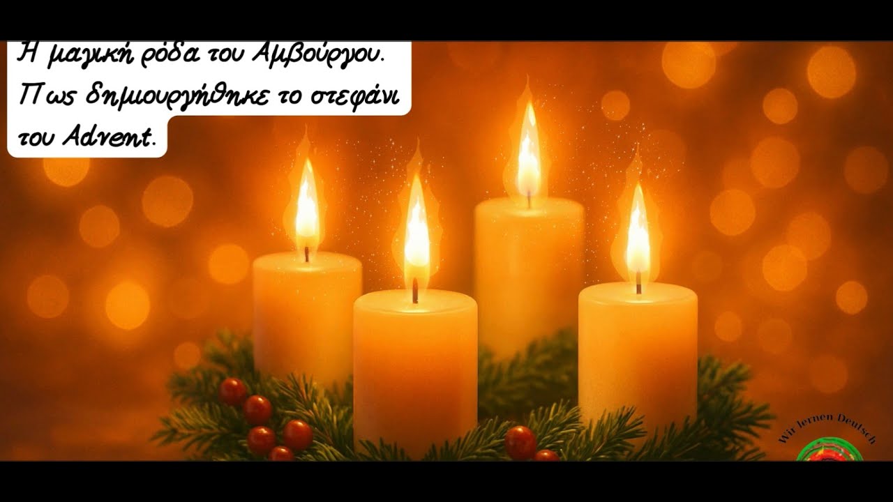 Η μαγική ρόδα του Αμβούργου   Πως δημιουργήθηκε το στεφάνι του Advent