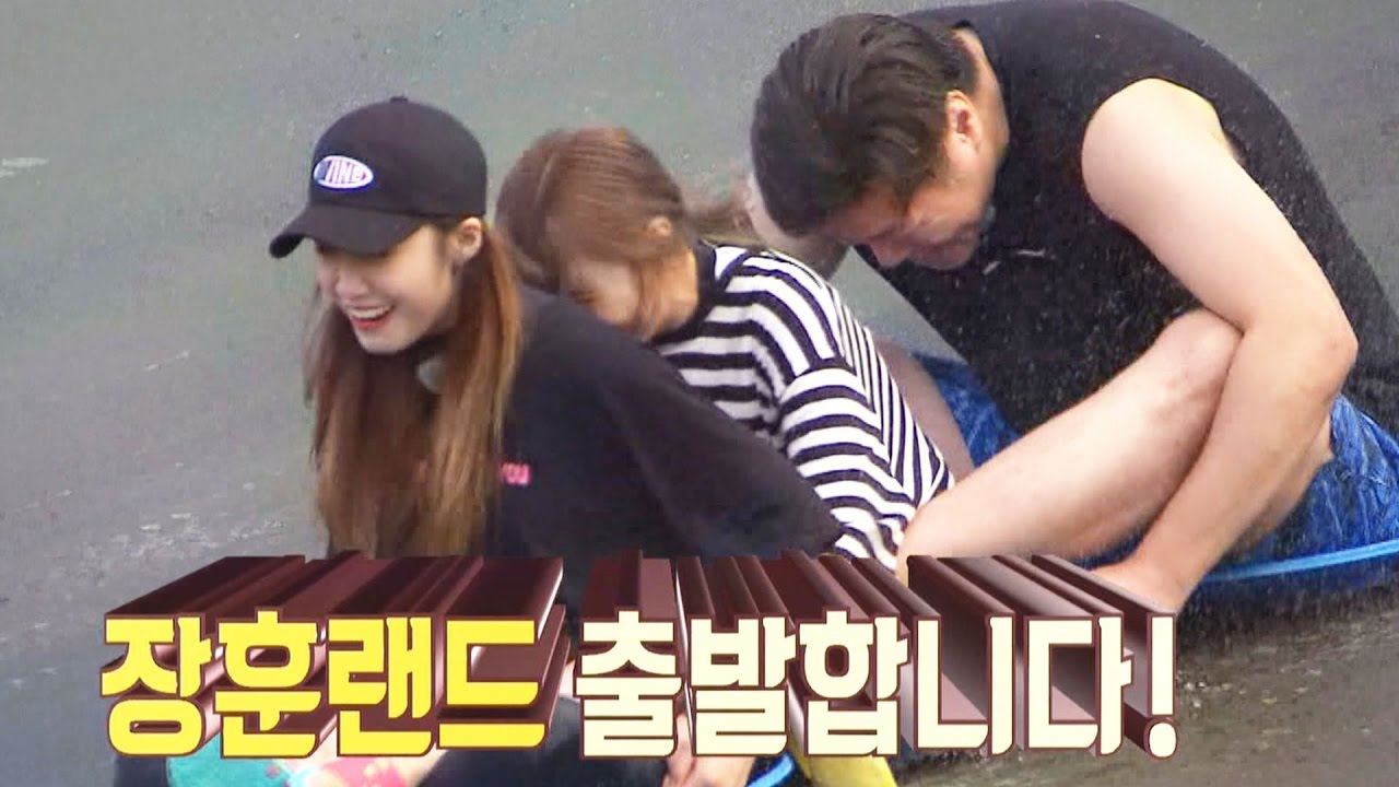 Apink, Speed Sleigh Ride With Seo Jang Hoon｜서장훈, 거대 몸집으로 에이핑크와 스피드 썰매 ‘폭소’ @꽃놀이패-6회 20161010