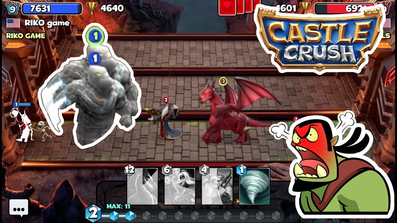 Castle Crush : Storm Elemental  GamePLay 🔥 Grand Master 1 (I) -  LVL 9 🔥