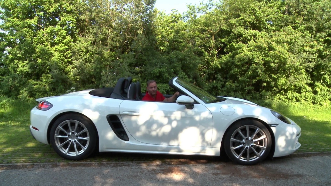 Porsche Boxster 718 mit Moderator Stefan Pollak