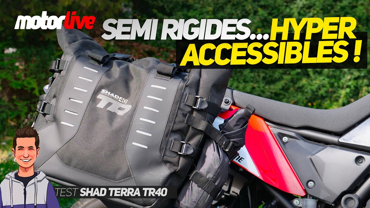 Shad Terra TR40 : sacoches semi rigides accessibles - MOTORLIVE