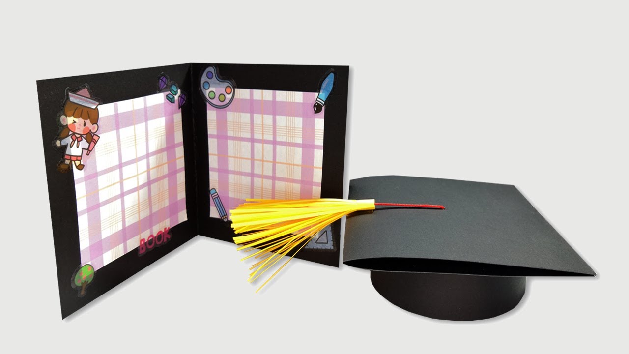 Origami Graduation Hat Tutorial | DIY Paper Mortarboard