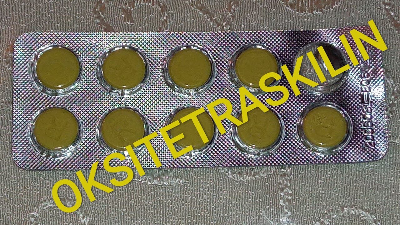 OKSITETRASKILIN TABLETKASINI QUŞLAR XESTELENEN DE VERILIR