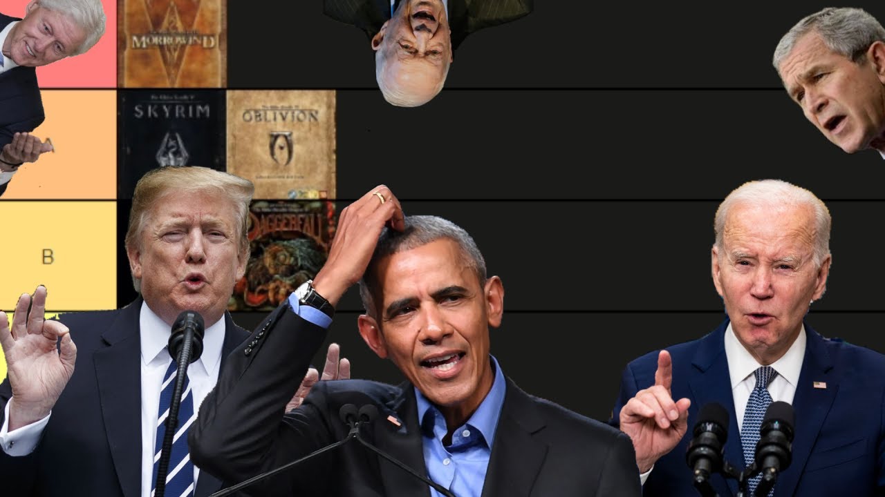 Trump, Biden, Obama and others make an elder scrolls tier list #trump #biden #elderscrolls #memes
