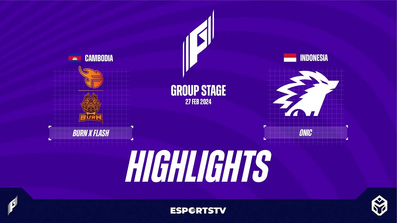 ONIC vs BURN x FLASH HIGHLIGHTS Games of the Future 2024 | BURN VS ONIC