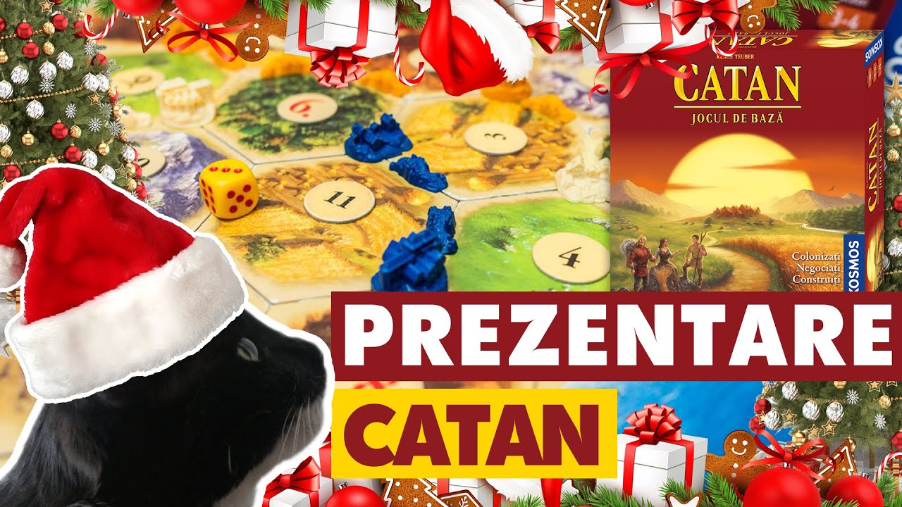 Prezentarea jocului de societate Catan - boardgame