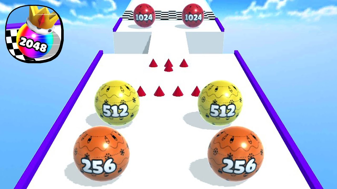 Ball Merge 2048 - All Levels Ball Gameplay Android, iOS ( Level 6010 - 6019 )