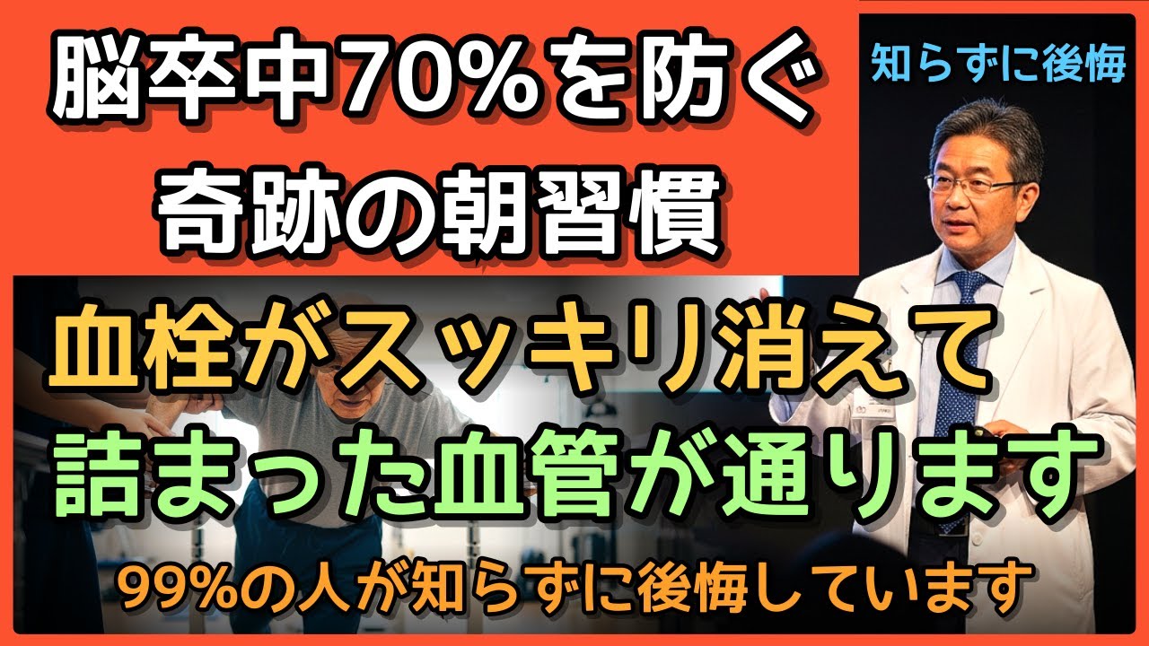 ✨脳卒中を防ぐ朝習慣7つ!毎日実践すれば血管がスッキリ通る | 予防法完全ガイド