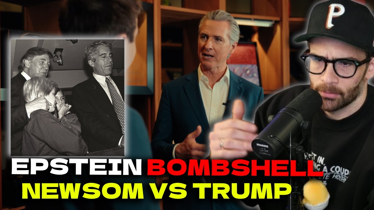 Newsom Drops Epstein Bomb on Trump — HasanAbi Reacts