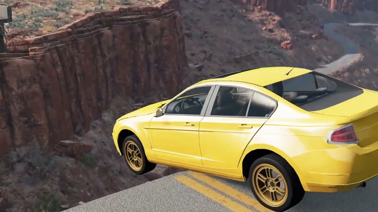 Cars vs Trampoline - Car Crashes - BeamNG Drive - Satisfying videos