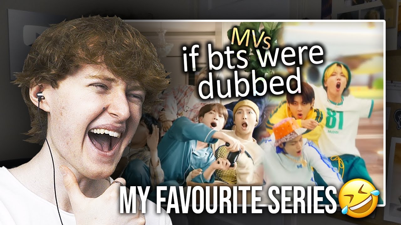 МОЙ ЛЮБИМЫЙ СЕРИАЛ! (если бы клипы BTS были дублированы | Реакция)