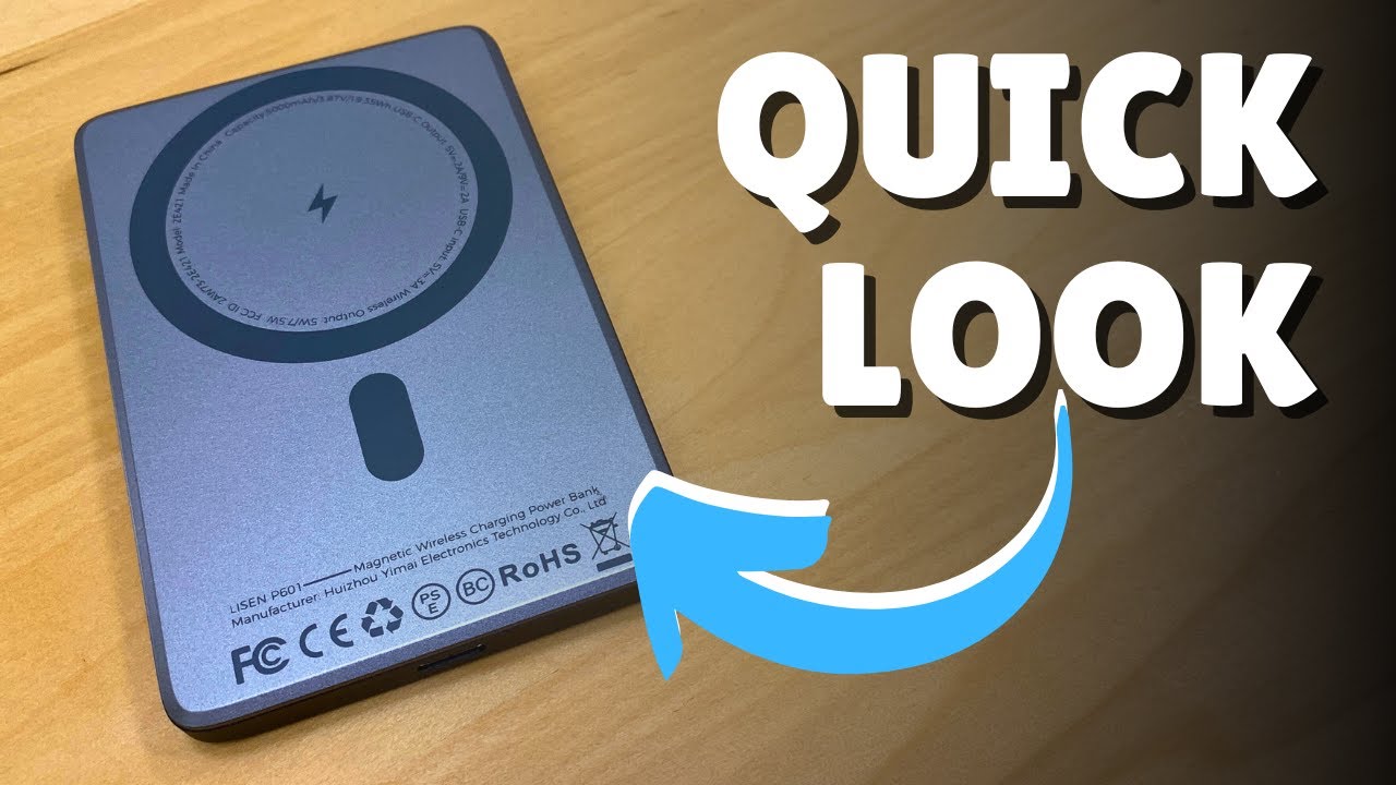 QUICK LOOK at LISEN Ultra Slim MagSafe Power Bank