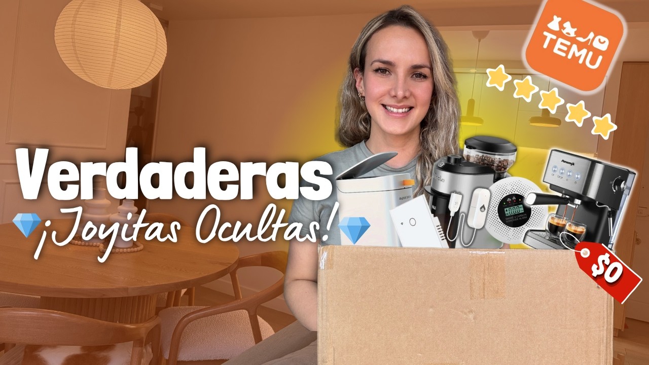 TEMU: &iexcl;Lo mejor!  que he Pedido para mi casa 🏡. &iexcl;Qued&eacute; en Shock 🤯!