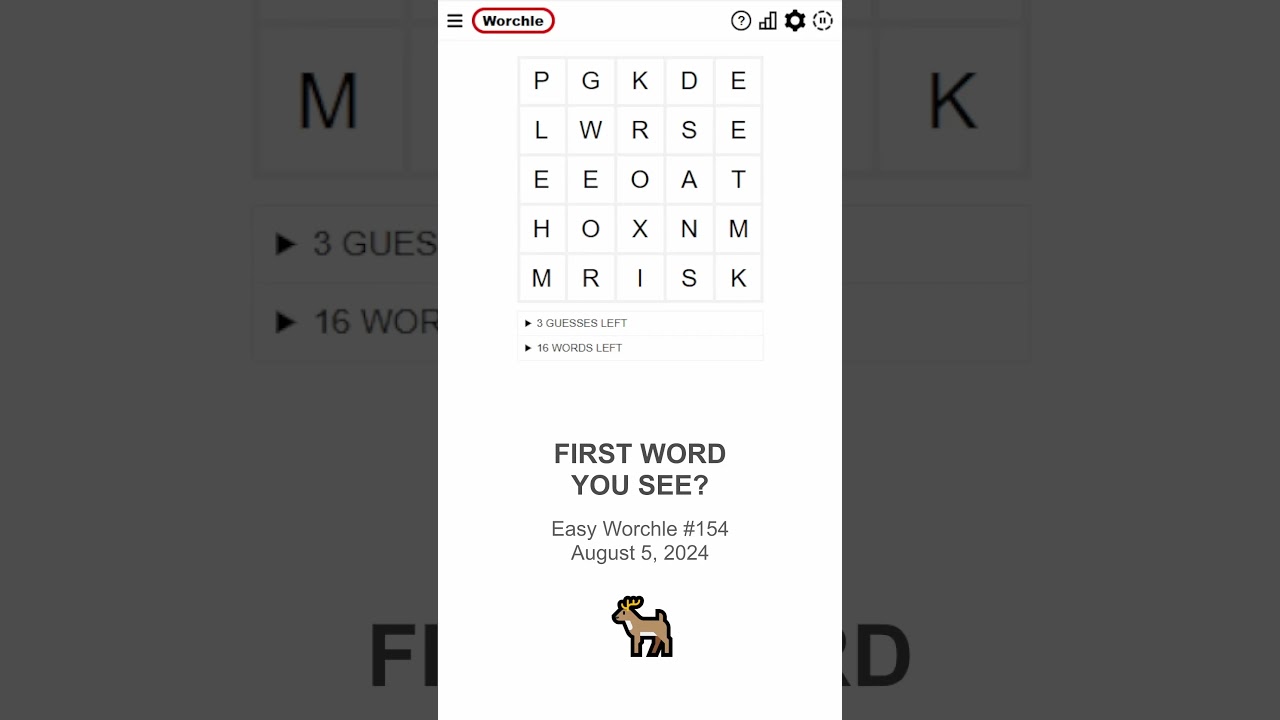 First word you see? 🦌