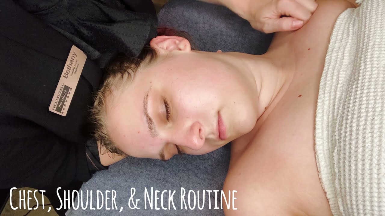 Decollete, Shoulder, & Neck Massage|Beginner Esthetician Guide