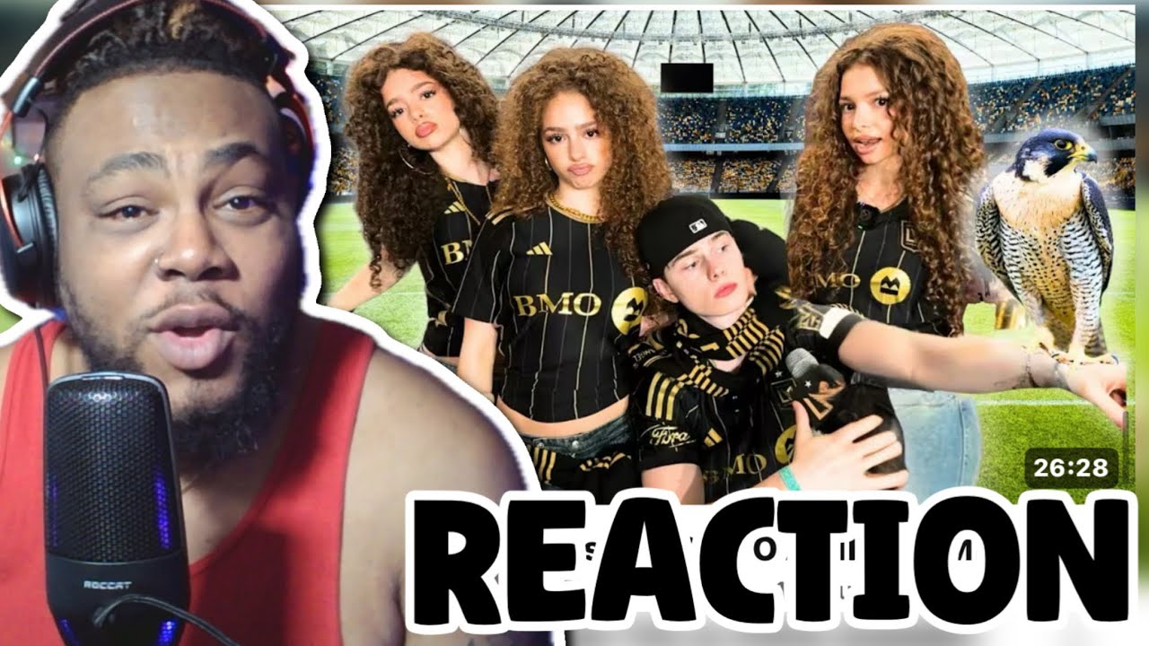 Kalogeras Sisters GO TO A FIFA GAME! | REACTION