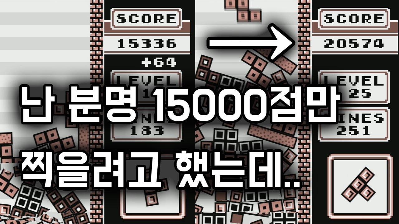【Not Tetris 2】 15000점만 찍으려 했는데..? 한국 1위? 【매드해터】