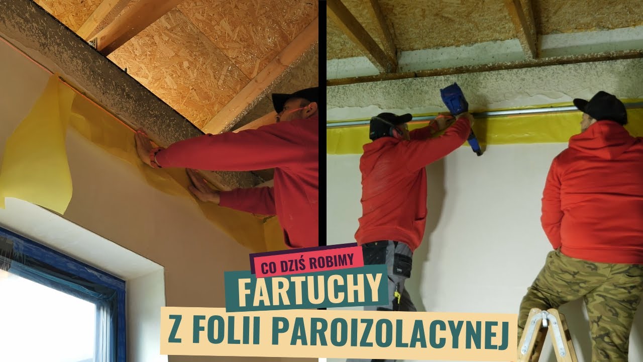 Fartuchy z folii paroizolacyjnej. Od czego zacząć podwieszany sufit?