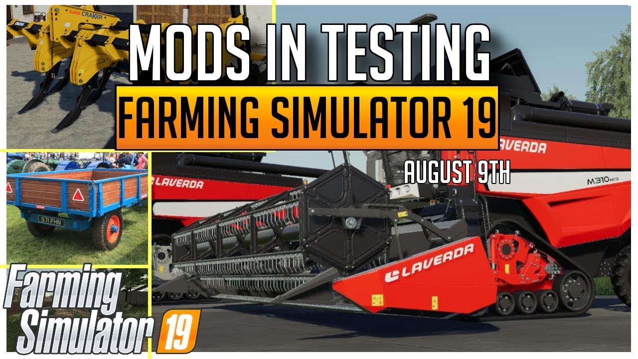 NEW HARVESTER IN TESTING | MODS IN TESTING | FARMING SIMULATOR 19