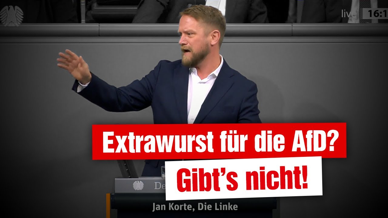 Extrawurst f&uuml;r die AfD? Gibt's nicht!