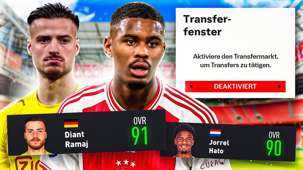 AJAX Sprint to Glory, aber TRANSFERS sind DEAKTIVIERT!! ❌😱 EA FC 24