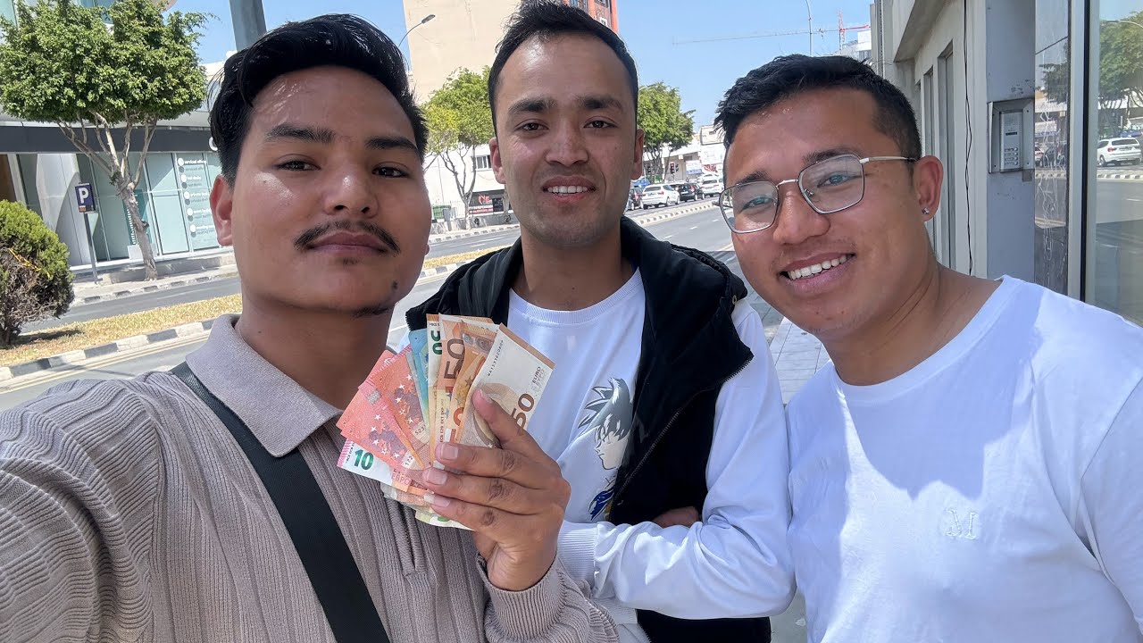Hamro First salary yati aayo 😱|| euro| money flex gardai kta haru 😂 @Prakash20five