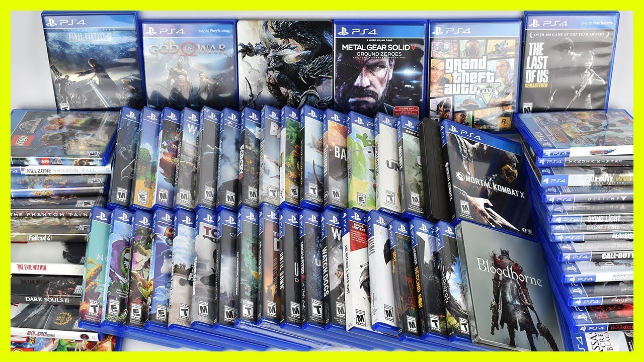 PS4 Video Game Collection 2018