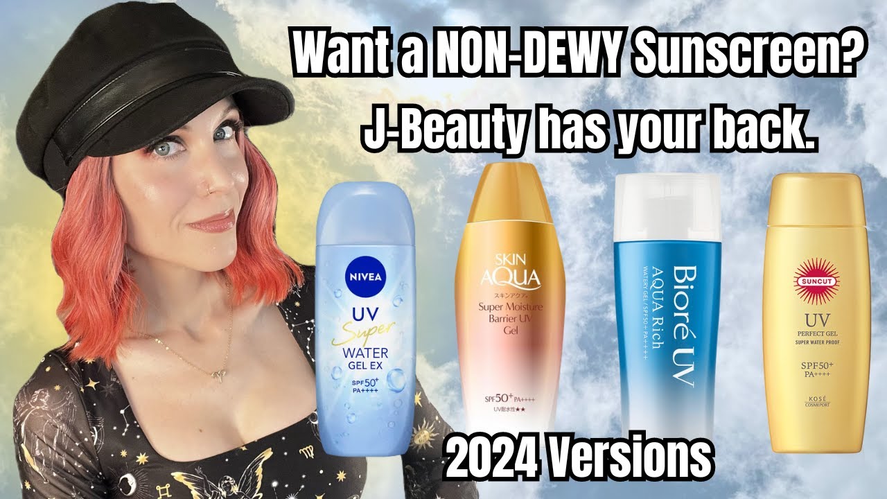 4 J-Beauty sunscreens, compared! (2024 reformulations)