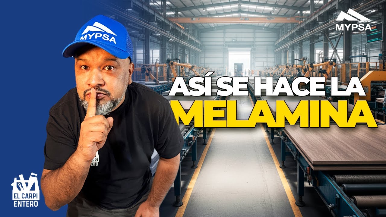 As&iacute; se fabrica la melamina que usas en tus muebles 😱 | Visitamos una f&aacute;brica en M&eacute;xico