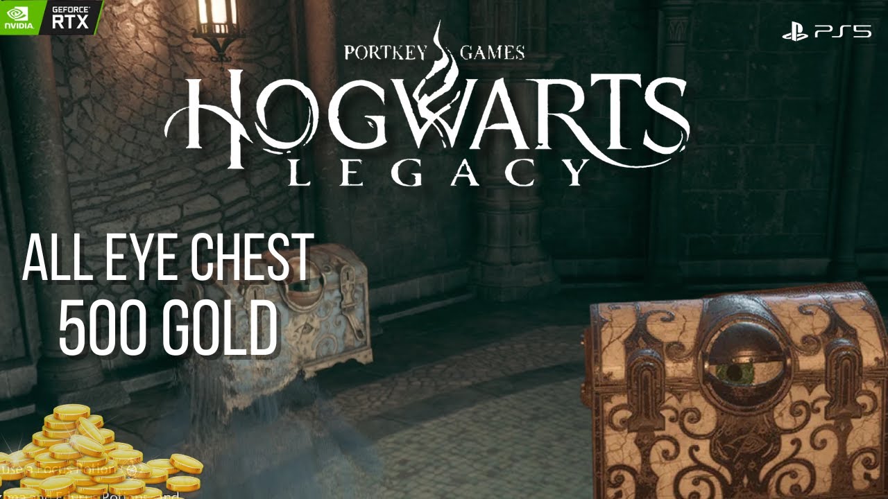 ALL Eye Chest Locations in Hogwarts Legacy 💰 500 Gold Each | Easy Money Guide