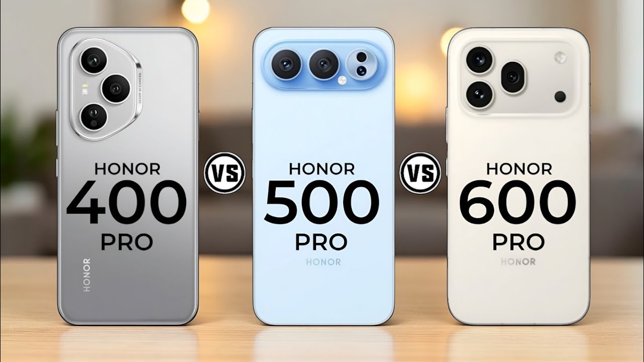 Honor 400 Pro Vs Honor 500 Pro Vs Honor 600 Pro 