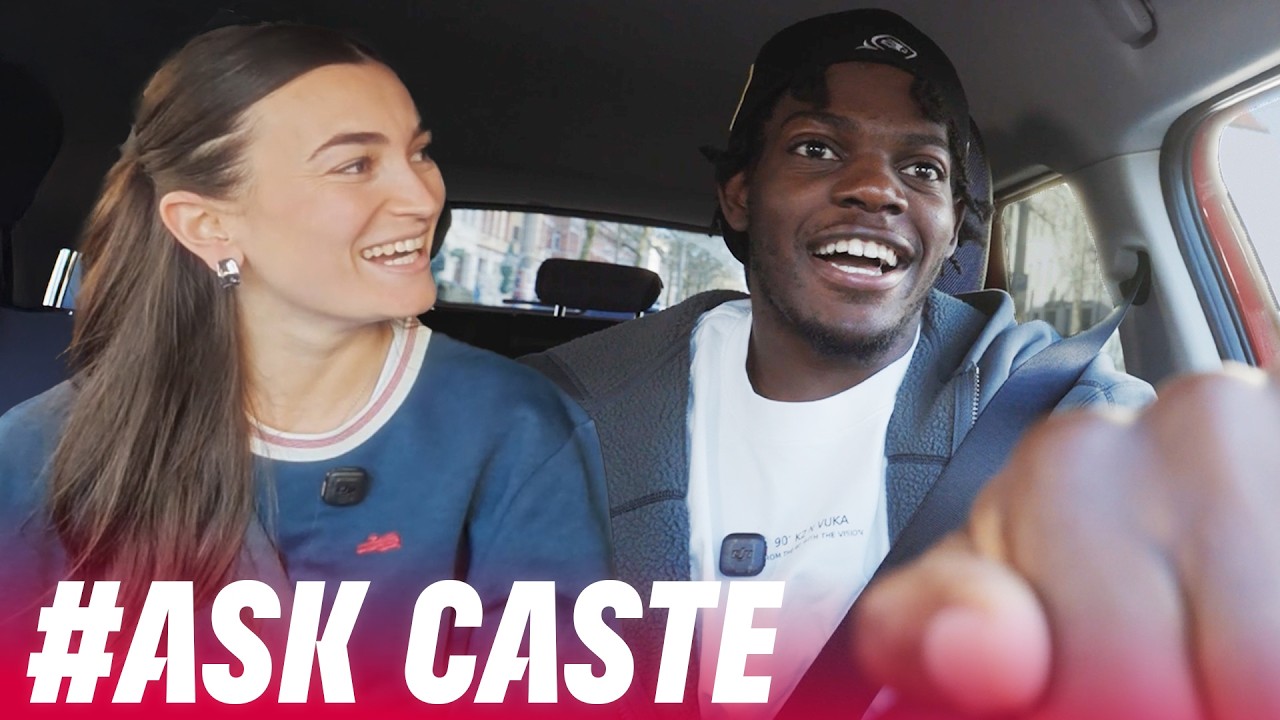 „When I see HIM, I want to laugh“ 😂 | Castello Lukeba answers YOUR questions – #AskCaste
