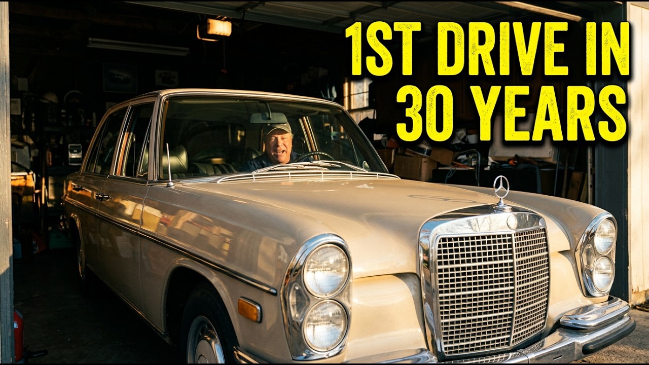 We Did It! My '69 Mercedes Hits The Road But She's Still Haunted!!