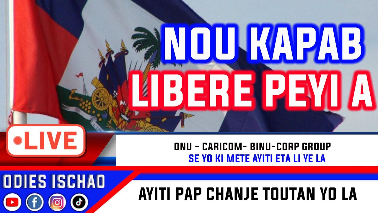 Lavi ayisyen sendomeng menase , Diskou Tr&egrave;t  Edgard LeBlan nan ONU - Revolisyon an lanse