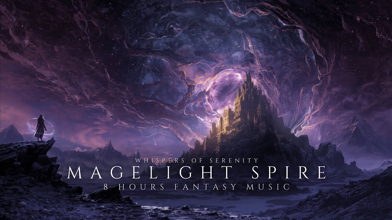 Magelight Spire | 8 Hours Fantasy Sleep Music | Fantasy Ambience for Deep Rest & Relaxation