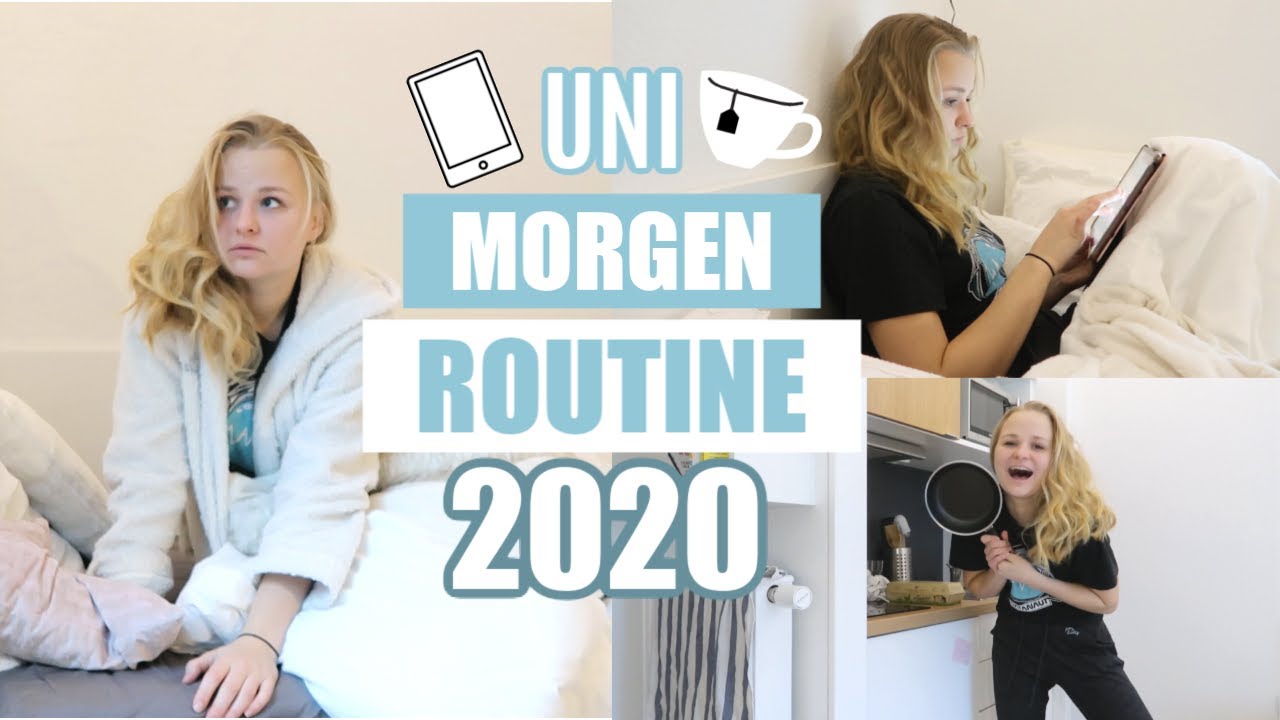 Uni-Morgenroutine 2020 // 18qm Wohnung, produktiv, Studentenleben