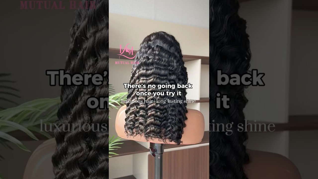 Gorgeous deep wave wig is really necessary😍 