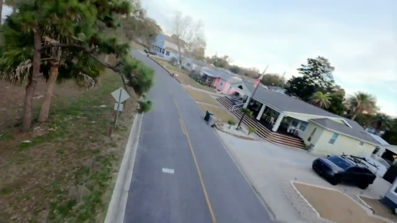 Zipping Around Sunset on Syrcle...