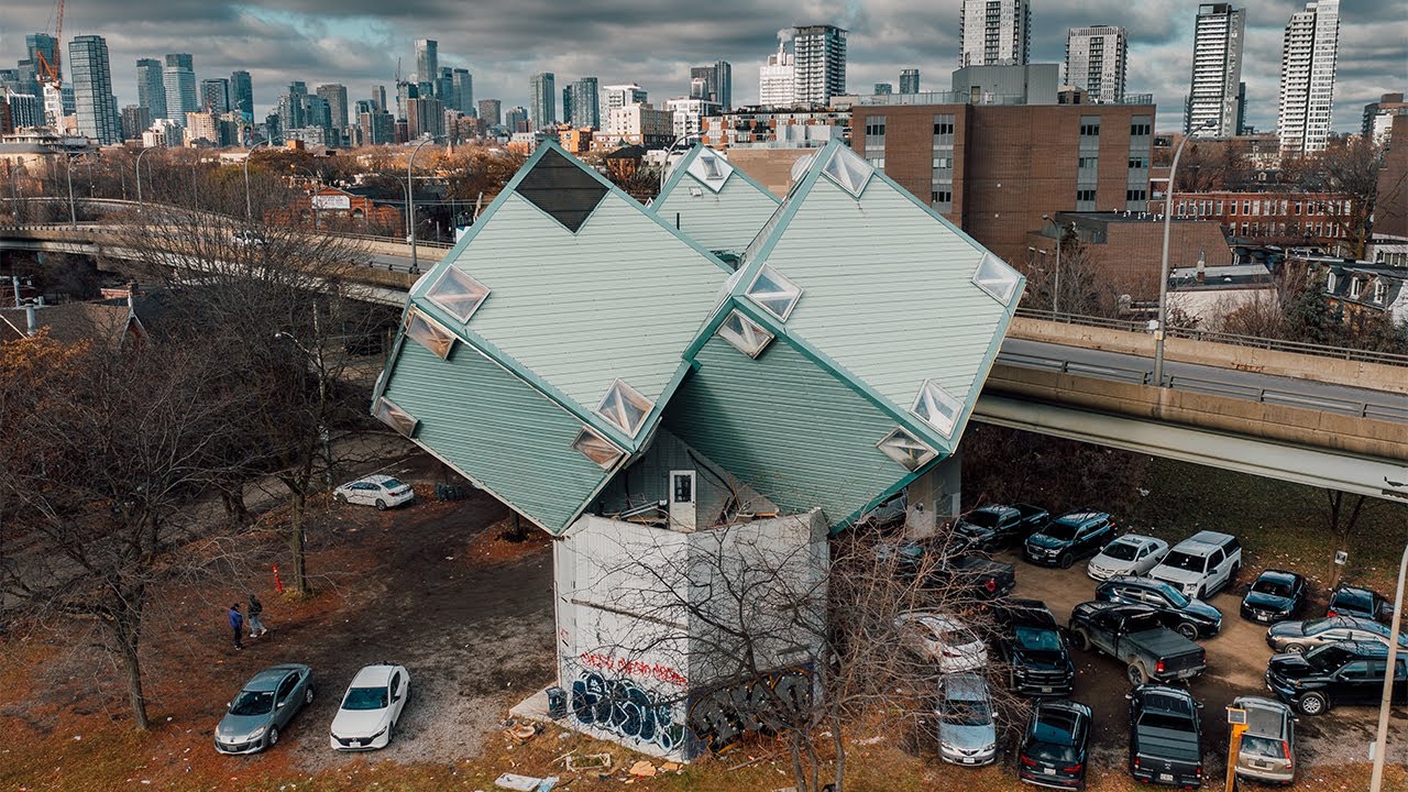Inside Toronto's ICONIC 90's Cube Homes! You Won't Believe What's Inside!