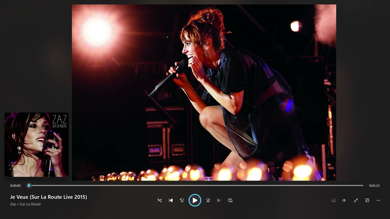 ZAZ - Je Veux (Sur La Route Live 2015)
