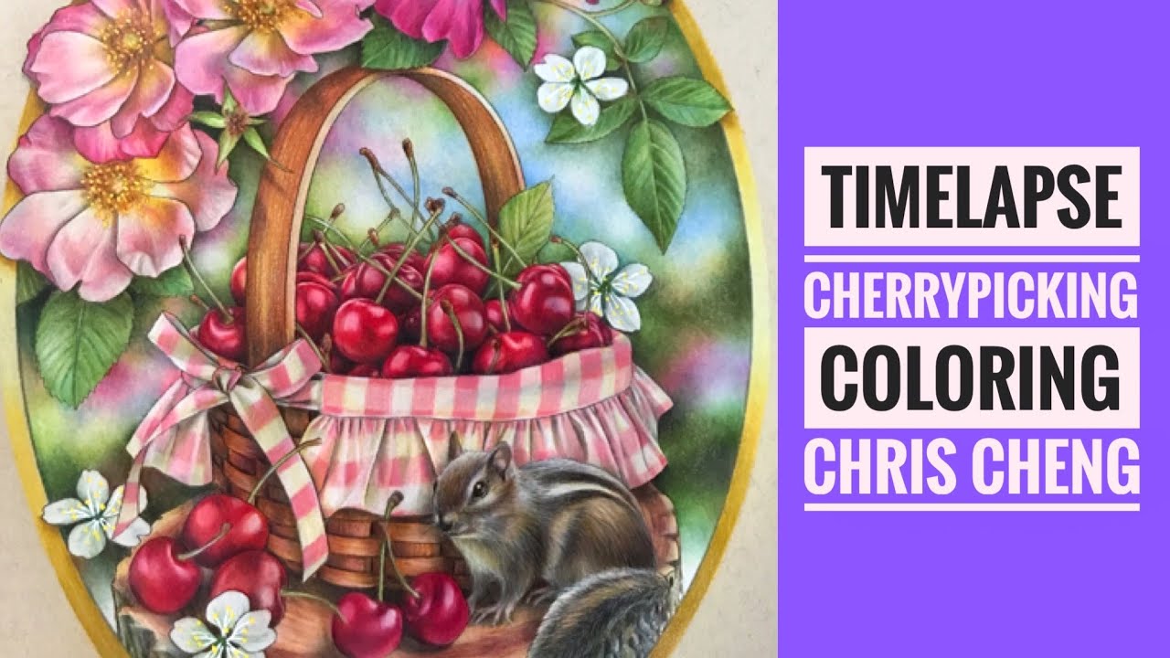 Timelapse Coloring - CHERISH WITH CHERRY // Chris Cheng