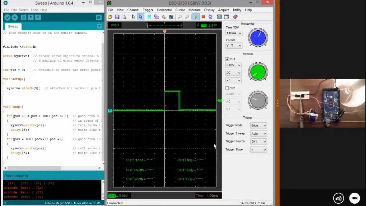 DIY - Arduino Mega 2560 (Episode 03) - Controlling Servo