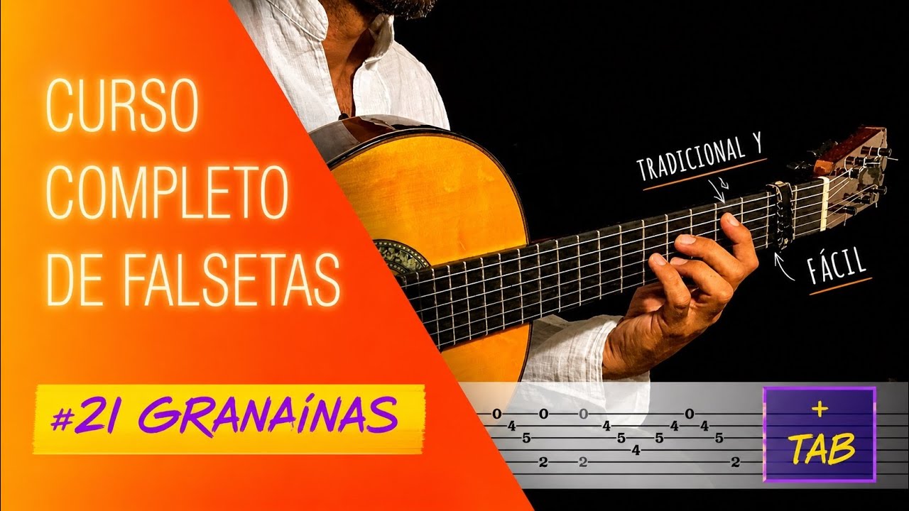⚜️TUTORIAL⚜️ #21 GRANAÍNAS - Curso Completo de FALSETAS de Guitarra Flamenca 🎸