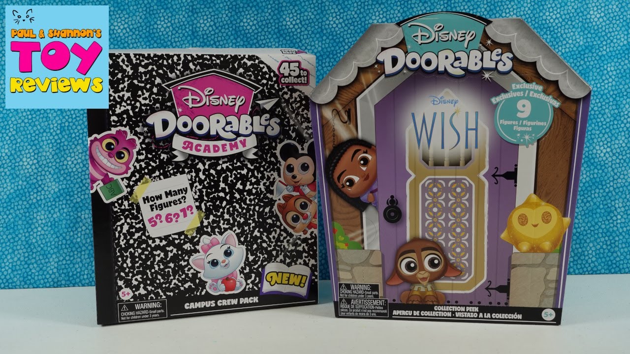 Wish Disney Doorables Unboxing Academy Blind Box Figures | PSToyReviews